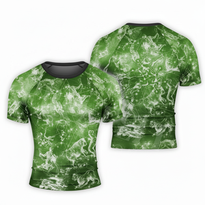 เสื้อรัดรูปเนื้อนุ่มสวมใส่สบาย พิมพ์ลายได้ตามต้องการ แขนสั้น สำหรับเล่นกีฬา ฟิตเนส วิ่ง ออกกำลังกาย ทนทาน ป้องกันการระคายเคือง - Product Image 6