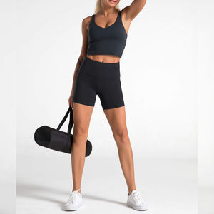 Pantalones cortos de yoga con spandex flexible para mujer - Product Image 3