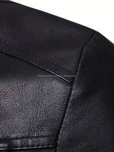 Veste en cuir de qualité supérieure pour hommes Offre Spéciale prix pour hommes Nouveau style, veste en cuir personnalisée avec meilleur design pour hommes - Product Image 3