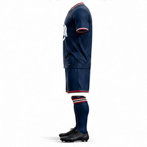 Maillot et short de football Elite conçus pour un confort maximal, technologie de séchage rapide et numéros de joueur personnalisés - Product Image 6