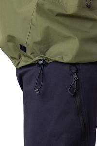 Chaqueta Cortavientos Impermeable con Capucha para Hombre, Color Verde Oliva, Estilo Casual Deportivo para Exteriores, con Cierre de Cremallera, Corte Regular - Product Image 2