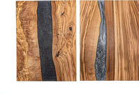 Planche à découper et à servir en résine, durable, facile à nettoyer, compatible lave-vaisselle, idéale pour le fromage, les charcuteries et les aliments – Vente chaude