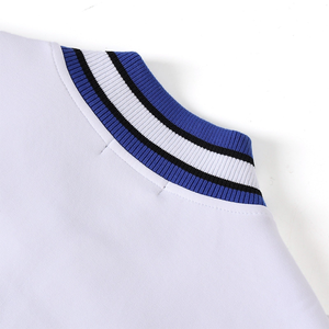 Ensemble de survêtement Zeta White décontracté en polaire technique respirant, veste de performance et pantalon de jogging, confort athlétique - Product Image 4