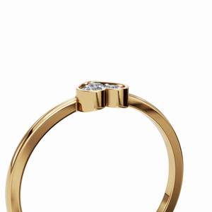 Anillo de Diamante Moissanite de Excelente Calidad con Acabado Brillante, Joyería de Moda para Mujer, Uso Diario, Disponible para la Venta - Product Image 3
