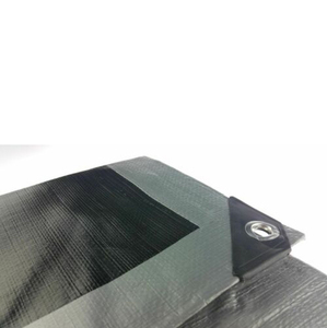 Bâche en PE noire personnalisée, imperméable, résistante aux intempéries, aux UV, de poids moyen, pour l'industrie agricole et industrielle - Product Image 2