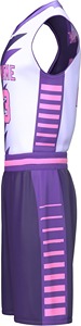 Fournisseur professionnel d'uniformes de basketball personnalisés, ensemble de maillots et shorts d'entraînement respirants, production en gros - Product Image 5