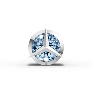 <b>Blue</b> Moissanite Statement Drop <b>Earrings</b> in Sterling <b>Silver</b> Rhodium Plated Bold Luxury Men's Fine Jewelry - Product Image 2