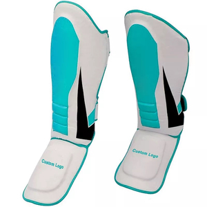 Espinilleras de Artes Marciales de Cuero, Protección Profesional para Karate, Boxeo, MMA, Taekwondo, Entrenamiento, Ligeras, Cómodas, de Alta Calidad - Product Image 1