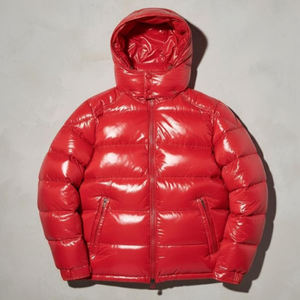 Men Premium Hooded <b>Quilted</b> Bubble Jacket Waterproof Breathable 100% Polyester Warm Lightweight Casual Full Zip <b>Winter</b> Outdoor - Product Image 6