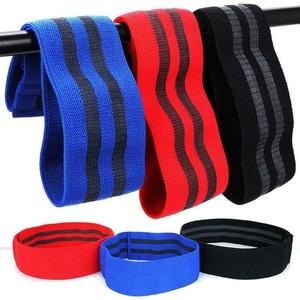 Ensemble de bandes de résistance en tissu pour les hanches et les fessiers, idéal pour les squats, les fentes, l'entraînement des jambes et des parties inférieures du corps, pour la gym, le fitness et l'exercice à domicile - Product Image 2