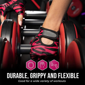 Grip Lock Padding Women's Fitness <b>Gloves</b> Durable Flexible Finger Tabs Premium Standard Quality Low Price Custom Gym <b>Gloves</b> - Product Image 5