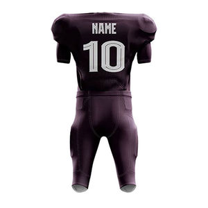 Ensemble d'uniformes de football américain pour hommes, ajusté, rembourré, manches courtes, col en V, dégradé vert et noir, polyester, toutes saisons, personnalisable - Product Image 5