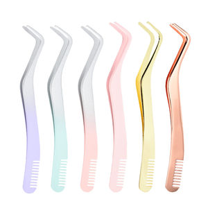 Pinza de Depilar Portátil de Acero Inoxidable con Punta, para Cejas y Vello Facial, de Lujo, Hecha a Mano, Profesional, Precio al por Mayor - Product Image 6