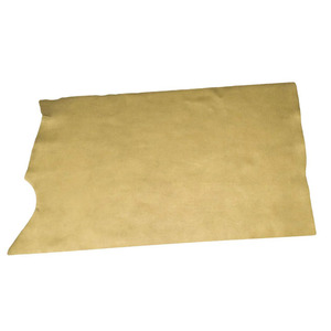 Premium Metallic Gold Chrome Tanned Cow Leather Hide With Pebble Grain Finish For Luxury Purses <b>Wallets</b> And Custom Shoes Design - Product Image 5