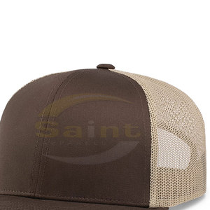 Casquettes de camionneur en maille bicolores, nouveau design, service OEM, casquette de camionneur, nouvelle arrivée, dernier design, casquettes de camionneur réglables - Product Image 5