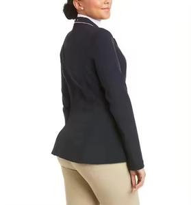 เสื้อแจ็คเก็ตขี่ม้าสำหรับการแสดง ขายส่ง ดีไซน์หรูหราสำหรับการแข่งขัน เนื้อผ้าระบายอากาศ ยืดหยุ่น สวมใส่สบาย ทนทาน เหมาะสำหรับกีฬาขี่ม้า - Product Image 6