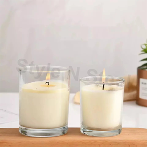 Bougies en verre écologiques, bougies chauffe-plat parfumées pour Noël, Pâques, anniversaire, Saint-Valentin, Diwali, bars, fêtes - Product Image 2