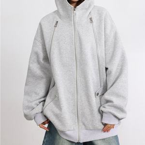 Custom Women's <b>Tracksuits</b> Heavy Weight 500 GSM 350 GSM <b>Polyester</b>/Cotton Fleece Embroidered Oversized Hoodie Shorts - Product Image 1