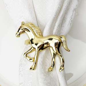 Anillos de Servilleta Metálicos Reutilizables con Acabado Premium, Ideales para Decoración de Bodas, Cenas Elegantes y Decoración de Mesas de Restaurante - Product Image 3