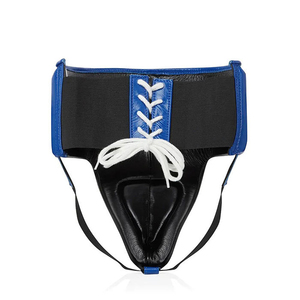DAWNFROCE FIGHT GEARS Boxing <b>Set</b> Headgear Gloves Groin Guard Blue PU Durable Breathable Protective Training Equipment - Product Image 6