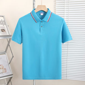 เสื้อเชิ้ตผู้ชายผ้าแคนวาสคุณภาพสูงแบบเรียบง่าย สไตล์ลำลอง สำหรับกอล์ฟ พิมพ์ลายดิจิตอลโลโก้ตามสั่ง ป้องกันรอยยับ ขายส่ง - Product Image 4