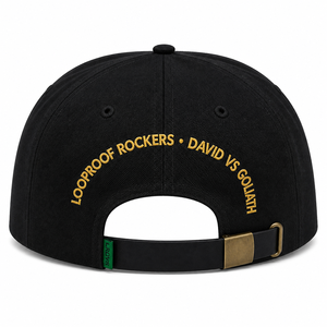 Casquette snapback noire à 6 panneaux avec broderie aile dorée, unisexe, décontractée, pour le golf (toile) - Product Image 5
