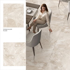 Sify Blanc 800x800mm Carreaux de sol en porcelaine brillante polie émaillée numérique 80x80 Céramique vitrifiée pour l'Éthiopie Congo Mozambique - Product Image 2