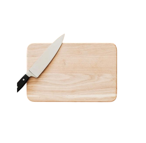 Planche à découper en bois au design classique avec poignée florale, forme rectangulaire, pour usage en cuisine, bloc de découpe fait main - Product Image 4