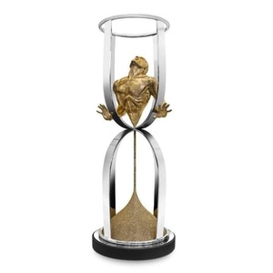 Sculpture Abstraite Homme en Laiton et Aluminium, Art Décoratif en Métal, Statue, Figurine Métallique pour Hôtel, Décoration de Table Maison - Product Image 5