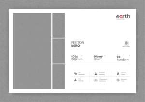 Baldosa de porcelana de alto brillo 24x48, baldosa de lujo para pisos y paredes, para hoteles, centros comerciales, villas, apartamentos, interiores y exteriores. - Product Image 2