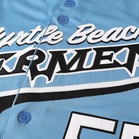 Maillot de baseball personnalisé de haute qualité pour adultes, vente en gros, bleu, Ligue américaine, respirant, OEM, motif léopard, coupe courte