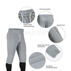 Pantalones de Béisbol de Buena Calidad, Duraderos, con Material Suave, Movimiento Flexible y Comodidad - Product Image 3