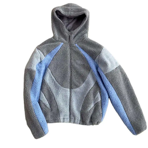2026 Custom <b>SHERPA</b> Fleece Hoodie for Winter Half Zip up Pullover 400 GSM FLEECE Polar Shearling Fluffy <b>Sherpa</b> <b>Hoodies</b> - Product Image 3