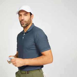 Chemises polo personnalisables pour hommes, vêtements de sport d'extérieur respirants, manches courtes, unies - Product Image 1