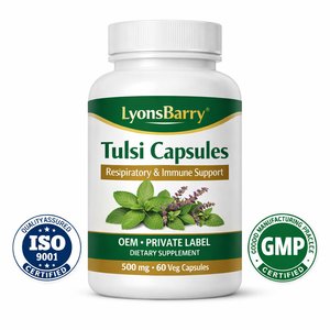 แคปซูลสมุนไพรโหระพา บำรุงระบบทางเดินหายใจ เสริมภูมิคุ้มกัน สารต้านอนุมูลอิสระ ล้างสารพิษ รักษาสิว ผิวกระจ่างใส สำหรับผู้ใหญ่ รับผลิตแบบ OEM แบรนด์ส่วนตัว - Product Image 3