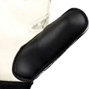 Gants de gardien de but professionnels en cuir SAAD BROTHERS, respirants, à lacets, avec doigts enroulés, réglables, de protection pour le football - Product Image 5