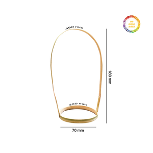 Poignée de tasse réutilisable en bambou couleur naturelle, accessoire pour tasse - Product Image 5