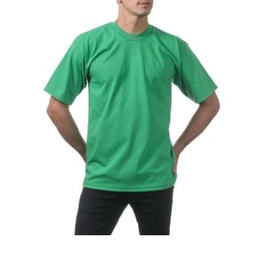 Fabricantes de Camisetas OEM, Camisetas Personalizadas de Manga Corta con Logotipo Frontal 100% Algodón para Hombre, Cuello Redondo, Casuales, Transpirables, de Secado Rápido, para Fitness - Product Image 2