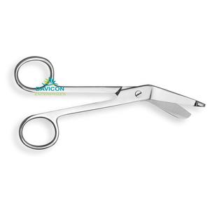 Tijeras de vendaje Lister manual de 7 pulgadas de alta calidad, acero inoxidable con puntas en ángulo - Product Image 2