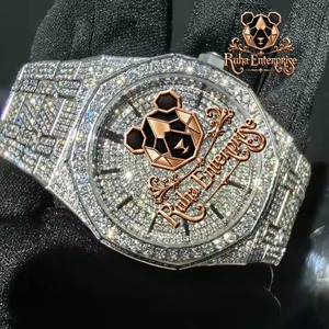 Reloj de Pulsera de Moda Premium con Diamantes de Moissanita, Decoración de Piedras Brillantes, Ideal para Uso Diario - Product Image 3