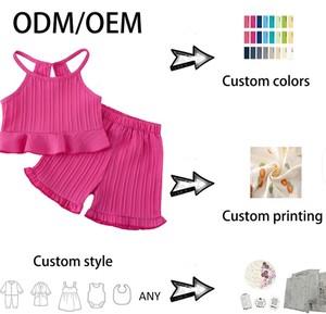 Conjunto de Pantalones Cortos y Blusa de Botones Vintage para Niñas Pequeñas, de Poliéster Acordonado, Casual, Sólido, Transpirable, para Otoño - Product Image 4