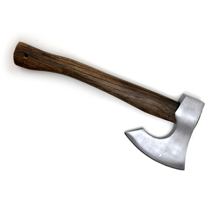 Heavy Duty Mini <b>Axe</b> With Solid Steel Head And Comfortable Wooden <b>Handle</b> For Camping Hiking Outdoor Activities Garden Work - Product Image 2