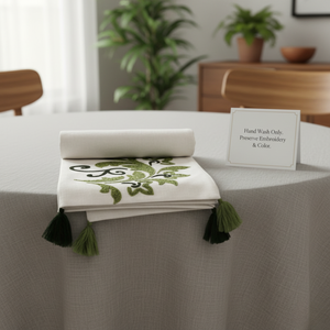 Export Quality Printed Fabric <b>Table</b> <b>Runner</b> for Home Kitchen Wedding Party Restaurant and Cafe | Available for Affordable Price - Product Image 4