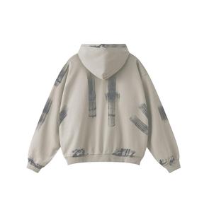 Sweat-shirt à capuche imprimé en poudre 420 g/m², vêtements de sport pour homme, 100 % coton, streetwear personnalisé, livraison gratuite - Product Image 4