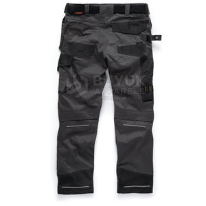 Pantalon de travail industriel robuste, respirant et à séchage rapide pour les ouvriers du bâtiment, les mécaniciens, les techniciens, avec design multi-poches renforcé pour l'extérieur - Product Image 2