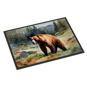 Felpudo de oso Kodiak, alfombra antideslizante, lavable, de pila baja, para entrada interior/exterior, 24H X 36W, alfombrilla para puerta Delantera - Product Image 1