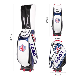 Sacs de golf professionnels en cuir PU imperméable de haute qualité pour hommes – Sacs de golf professionnels avec logo OEM et couleurs personnalisées - Product Image 3
