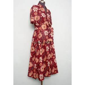 Vestido Midi Casual Moderno y Elegante de Algodón con Corte en A para Mujer, Diseño Sólido, Ecológico, Ropa de Oficina, Moda, Venta al Por Mayor Disponible - Product Image 5