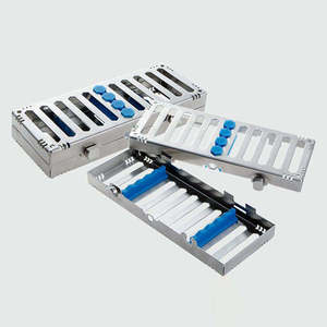 Cassette d'instruments dentaires stériles 4 pièces détachables, plateau en acier inoxydable pour autoclave manuel, boîte Dentavex DC-DCK-6088 CE - Product Image 6