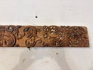 Panel de Madera de Teca Vintage con Grabado Fino en Relieve para Decoración de Pared en Hogar, Oficina, Sala de Estar, Comedor, Puerta y Dormitorio - Product Image 6